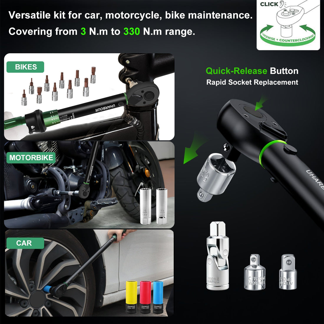 Precision Engineered: A Hands-On Review of the Uharbour Torque Wrench's Accuracy &amp; Build Quality