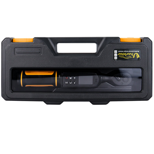 Digital Torque Wrench 3/8 Drive, 0.66-44.29Ft.lbs/0.9-60Nm Range, Electric Torque Wrench with Dual Direction Ratchet, ±1% Accuracy with Vibration, Buzzer and LED Alert