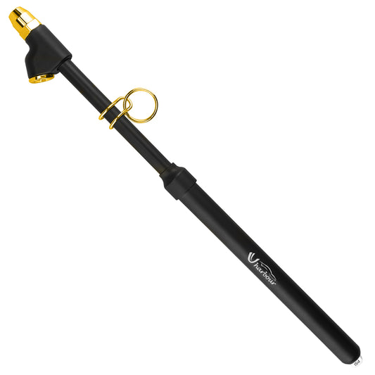 Dual Head Tire Pressure Gauge 10-150PSI, Heavy Duty Semi Truck Tire Pressure Gauge 1-10 Bar, Air Pressure Gauge for Tires Extended Tube for Semi Truck, RV, Car, Motorcycle